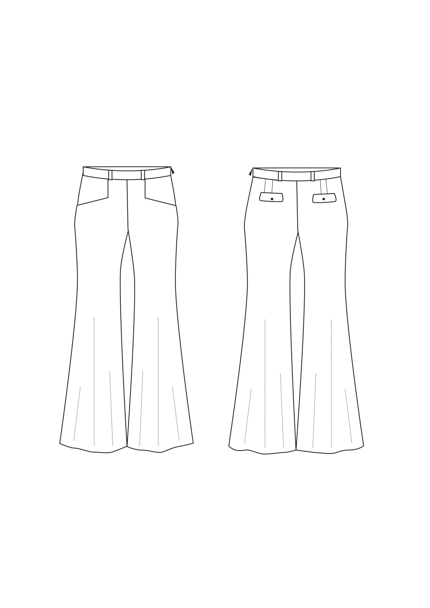 AVANA Pantalon patron de couture pochette