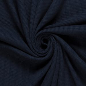 Tissu milano bleu marine