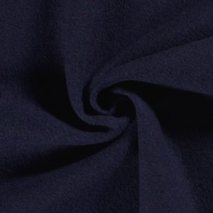 Tissu Manteau 100% laine Bleu Marine