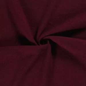Tissu Manteau 100% laine Bordeaux