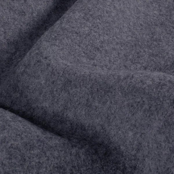 Tissu Manteau 100% laine Gris – Image 2
