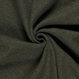 Tissu Manteau 100% laine Kaki