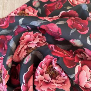 Tissu scuba PIVOINES
