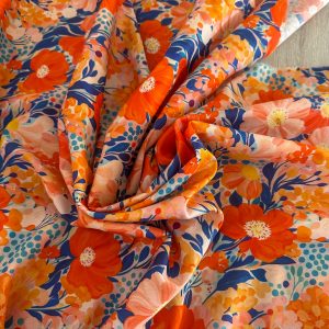 Tissu coton satinée FIORE