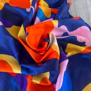 Tissu coton satinée BURANO